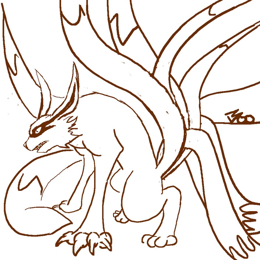 Nine Tail Fox Drawing at GetDrawings Free download