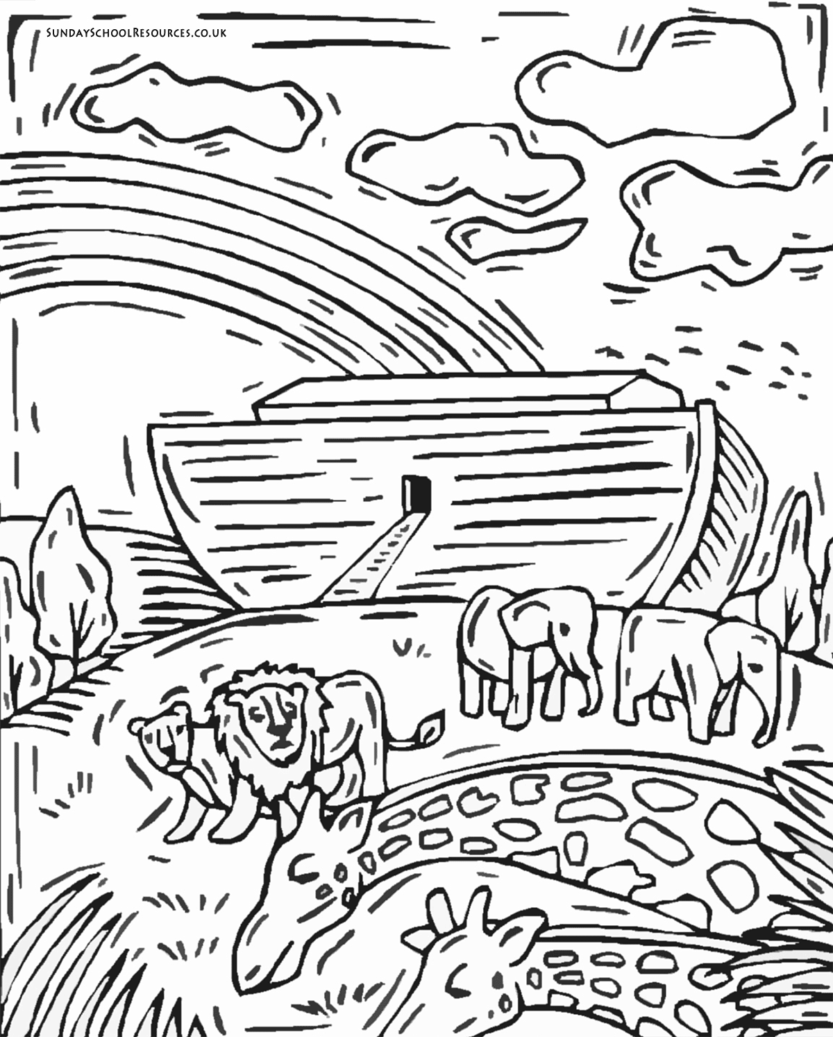 Noah Ark Drawing at GetDrawings | Free download
