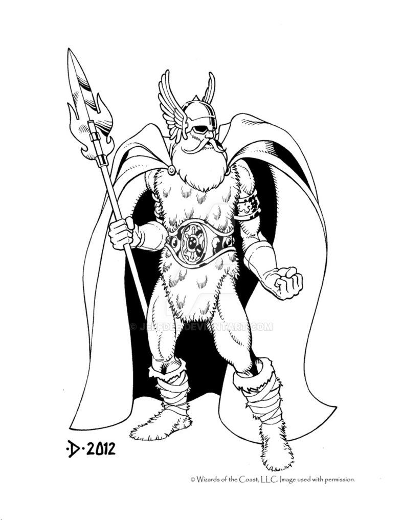 Odin Drawing at GetDrawings Free download