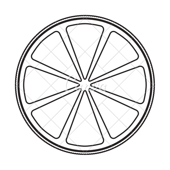 Orange Slice Drawing at GetDrawings Free download