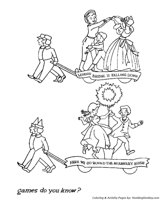 Thanksgiving Parade Placemat Coloring Page Pineapple Paper Co.