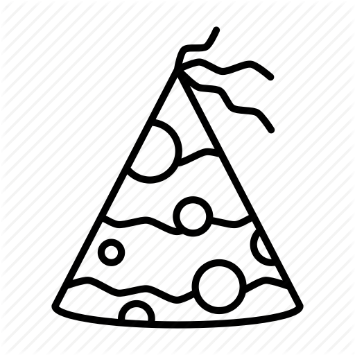 Birthday Cap Drawing Easy How To Draw A Party Cap Bodenewasurk