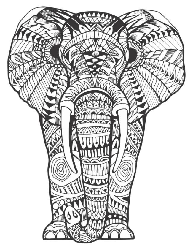 Coloring Pages Patterns Animals – Warehouse of Ideas