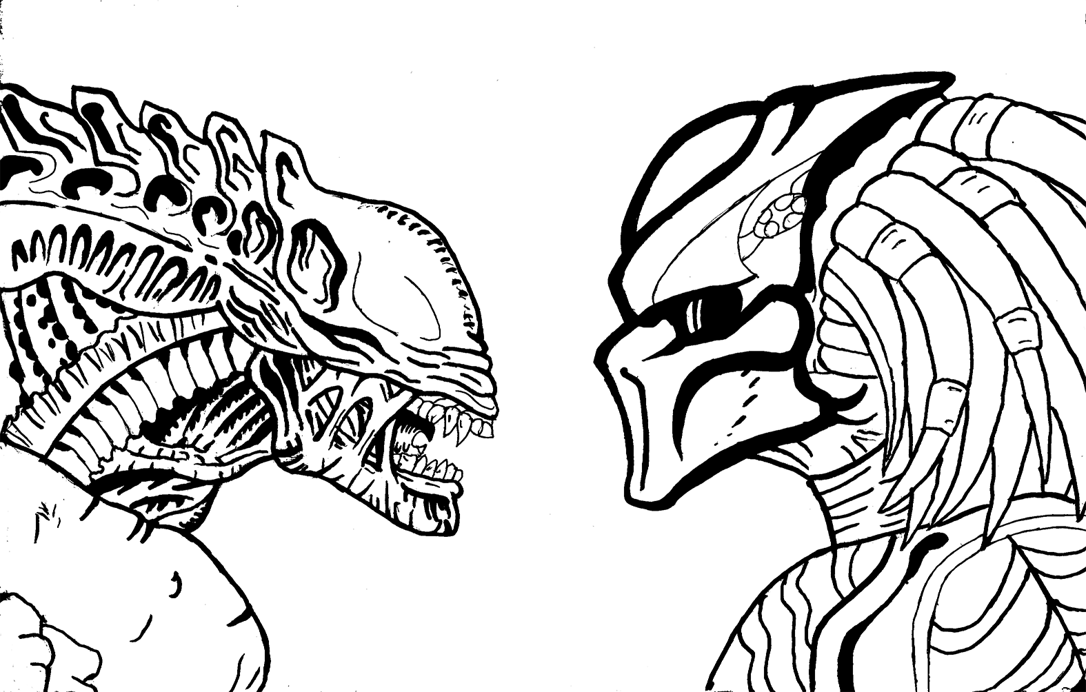 Predator Drawing at GetDrawings Free download