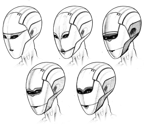 Robot Face Drawing at GetDrawings Free download