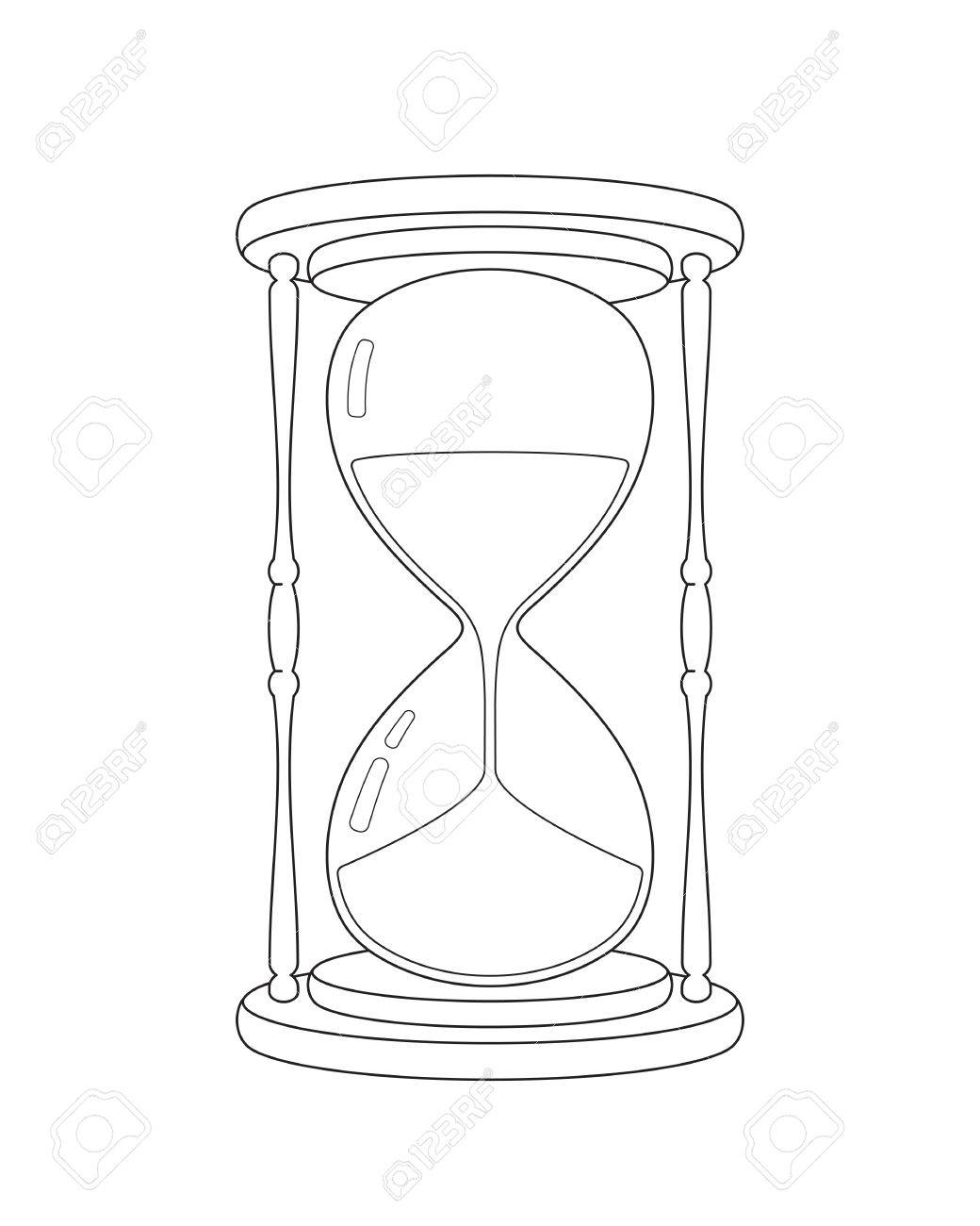Sand Timer Drawing at GetDrawings Free download