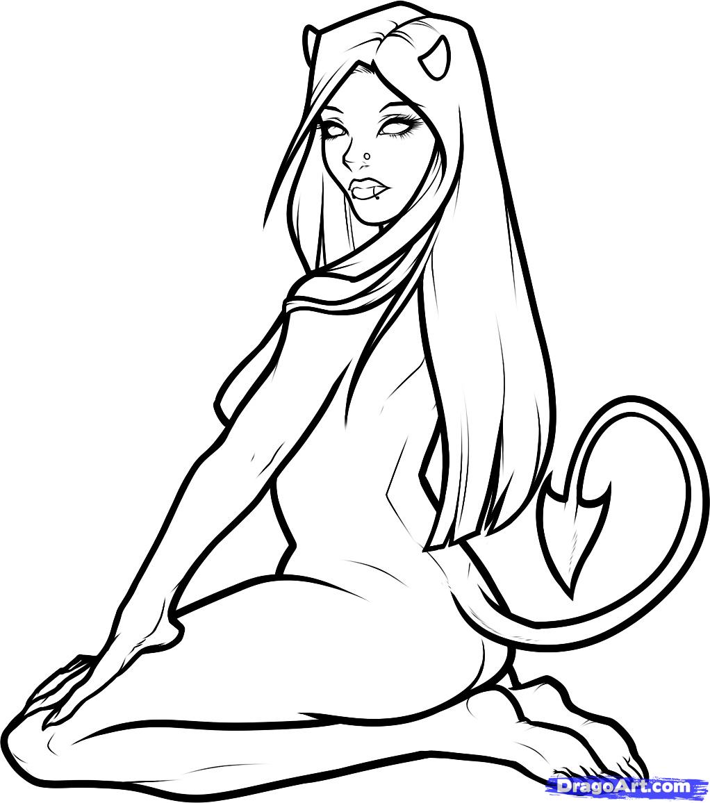 The best free Devil drawing images. Download from 1474 free drawings of
