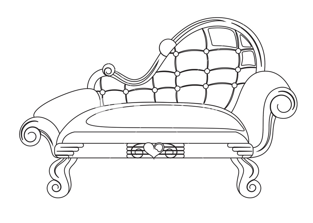 Simple Couch Drawing at GetDrawings Free download