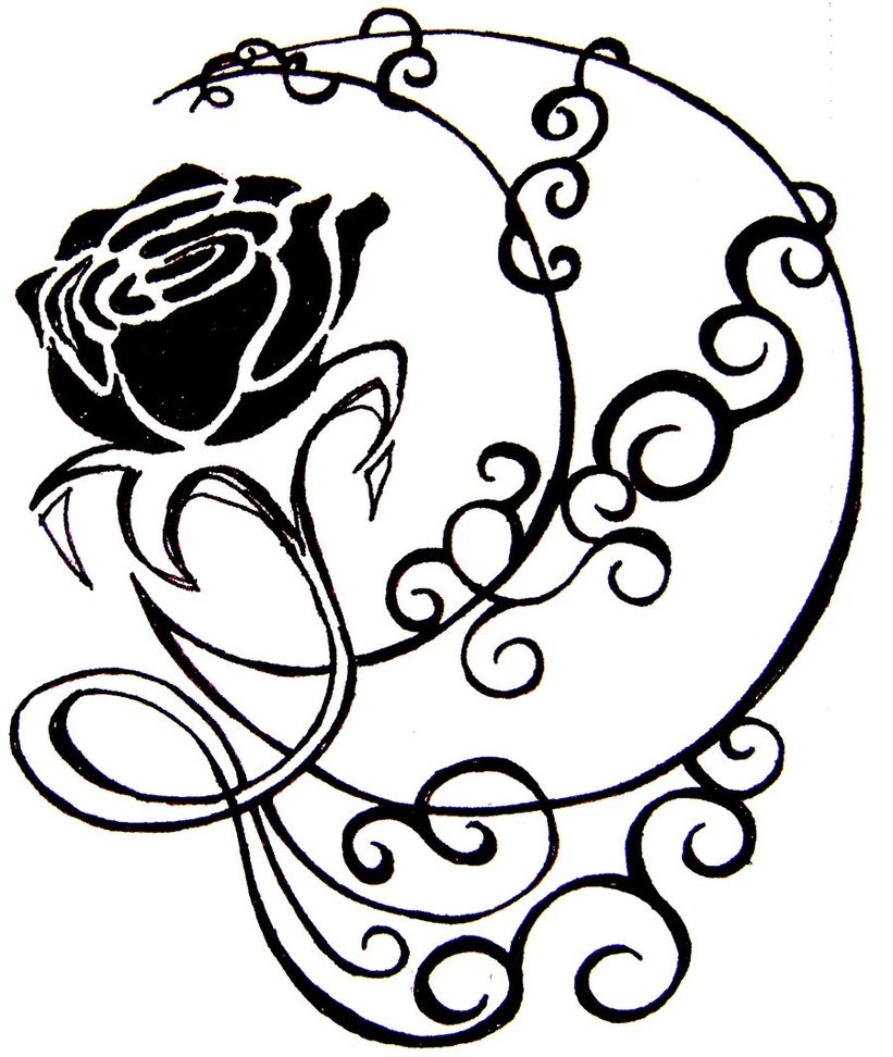 Simple Moon Drawing at GetDrawings Free download