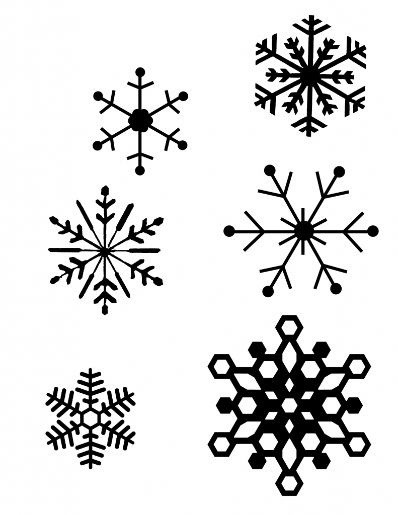 Simple Snowflake Drawing at GetDrawings Free download