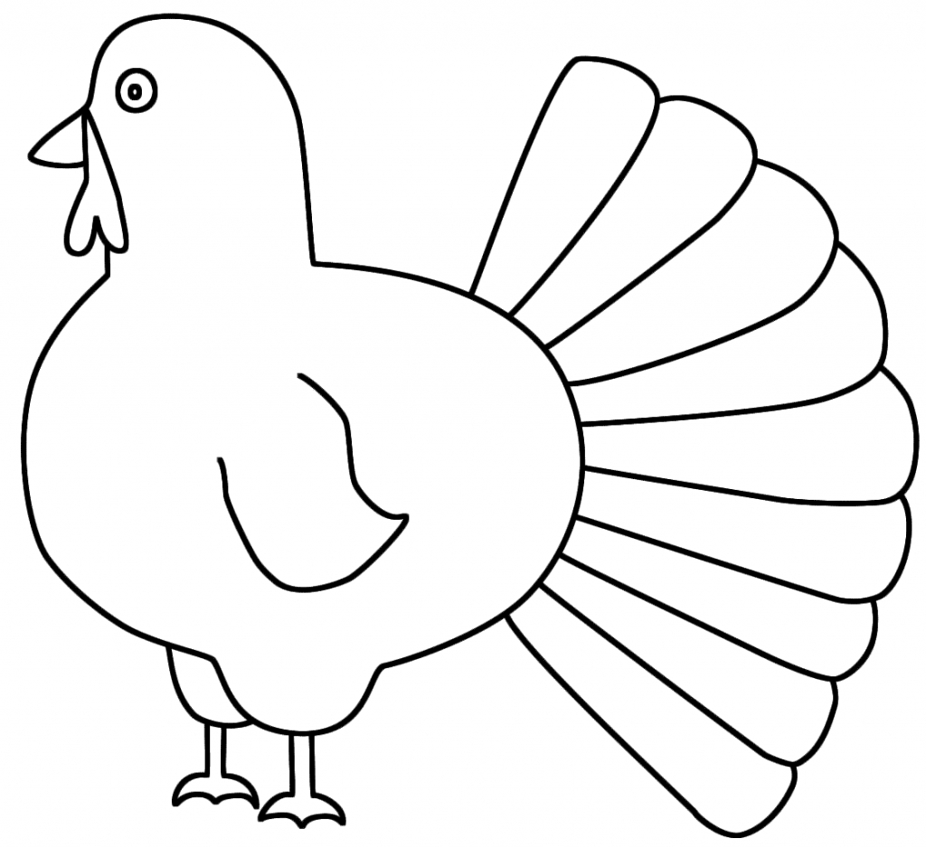 Simple Turkey Drawing at GetDrawings Free download