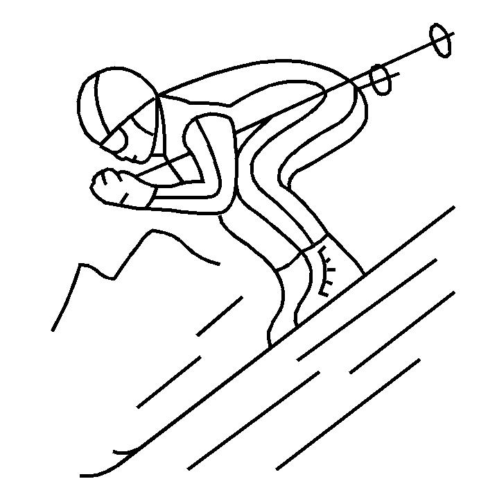 Skier Drawing at GetDrawings Free download