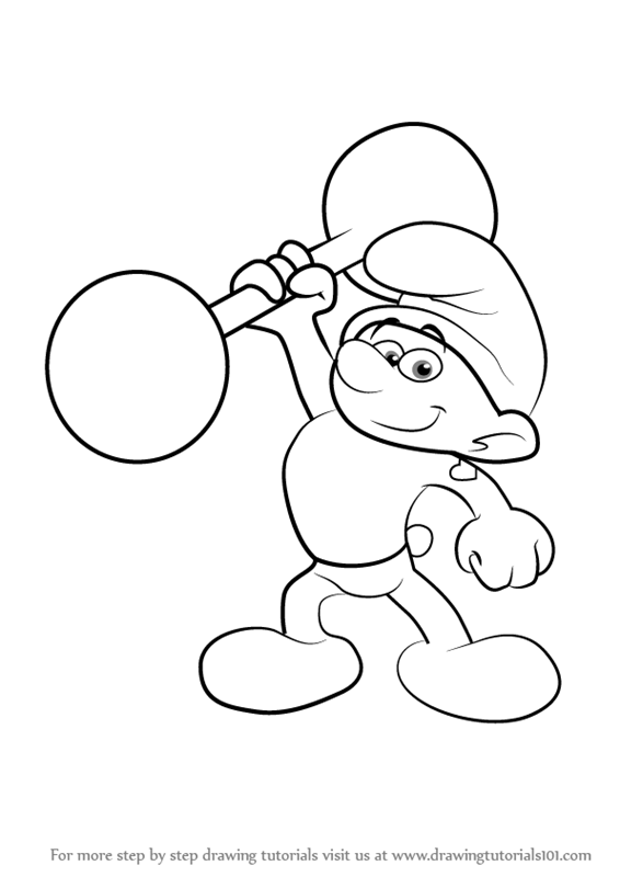 Smurf Drawing at GetDrawings Free download