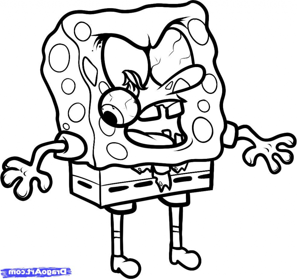 Spongebob Drawing Steps at GetDrawings Free download