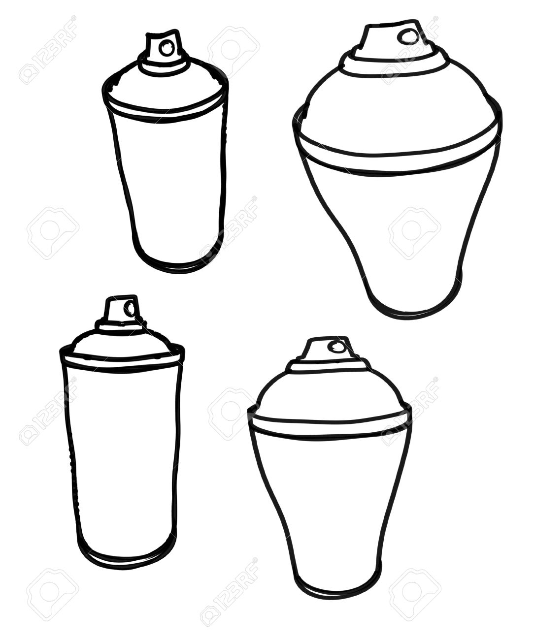 How to Draw a Spray Can Cartoon -Tutorial -, Graffiti