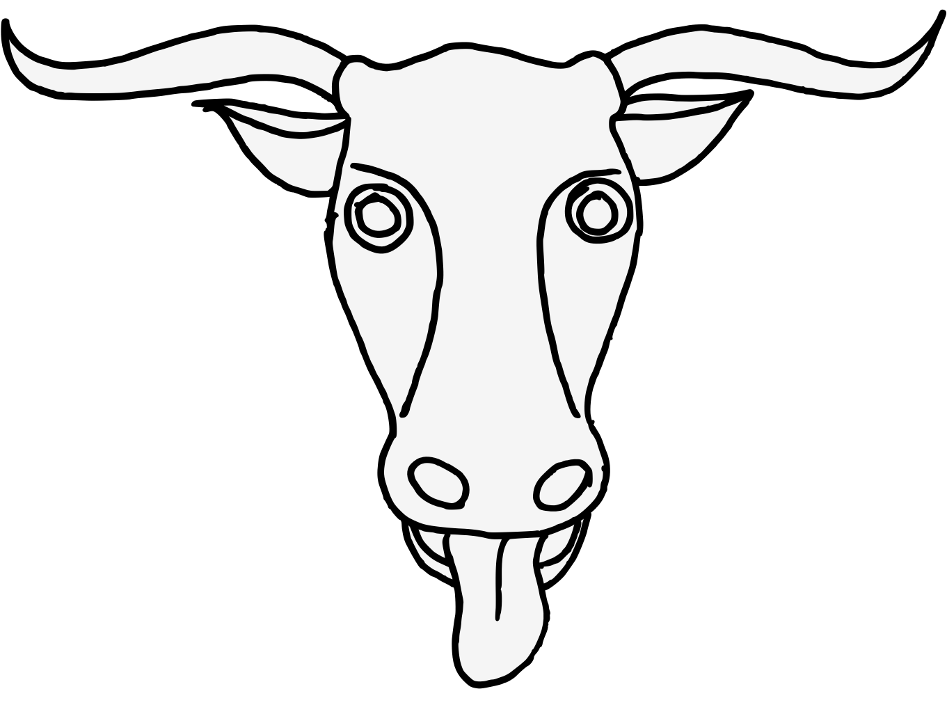 Steer Head Drawing at GetDrawings Free download
