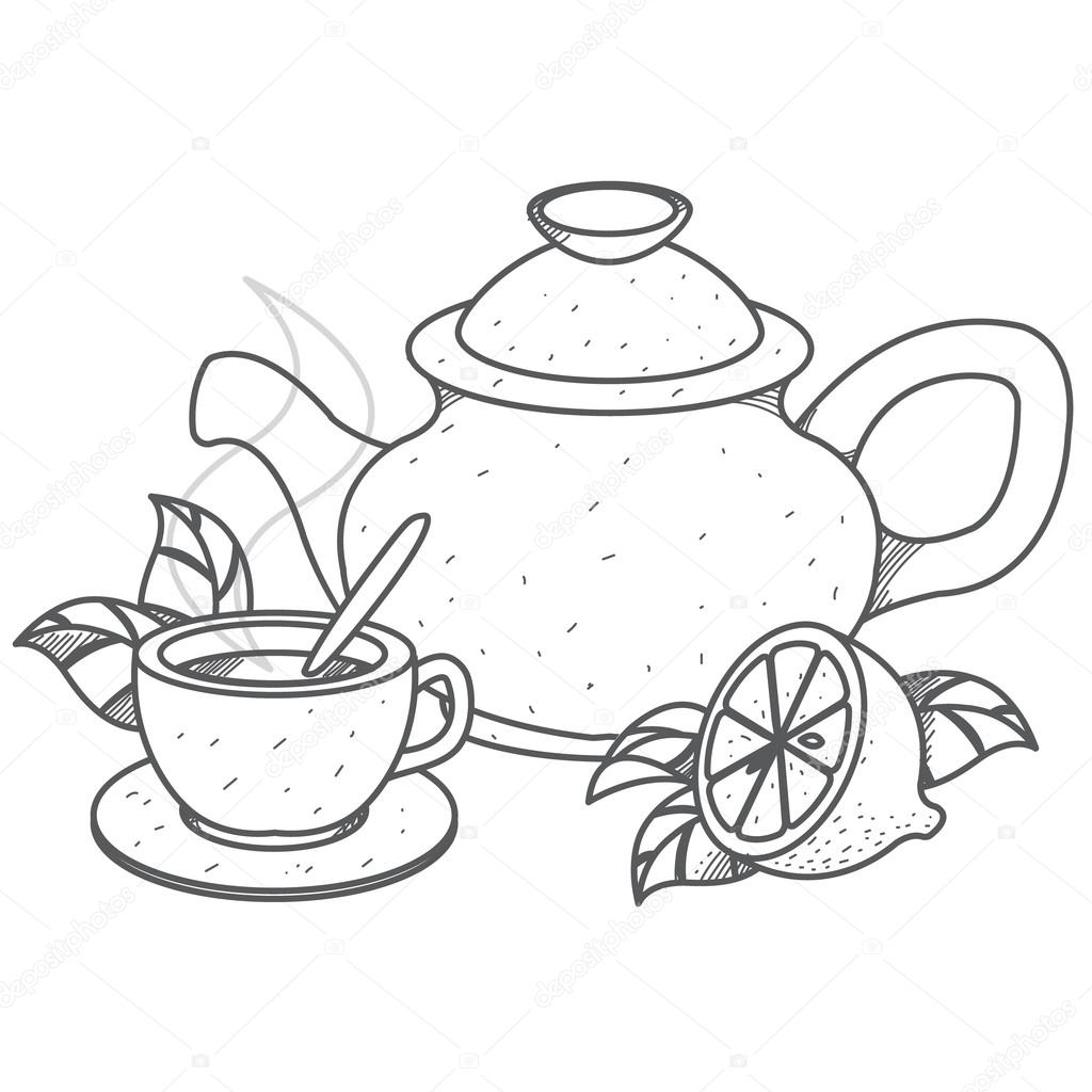 The best free Teapot drawing images. Download from 239 free drawings of