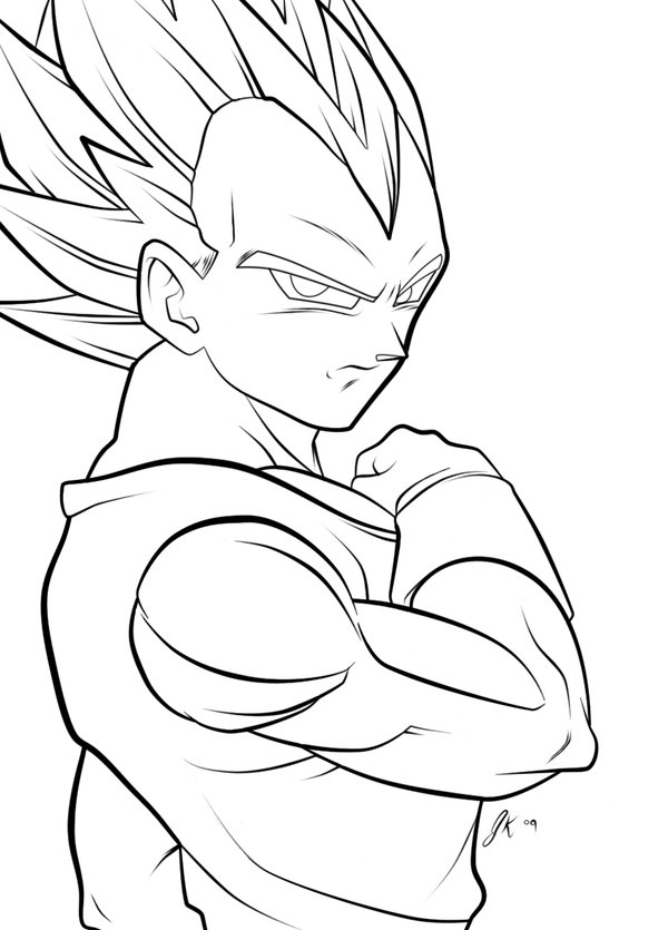 Vegeta Drawing at GetDrawings Free download