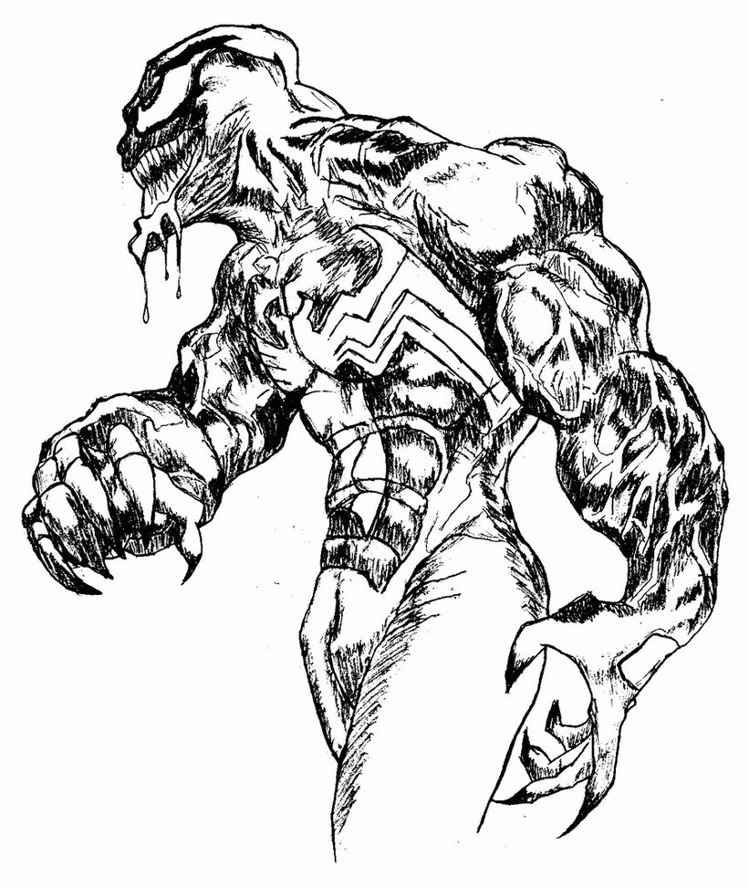 Venom Da Colorare / Amazon It Venom / Venom da colorare
