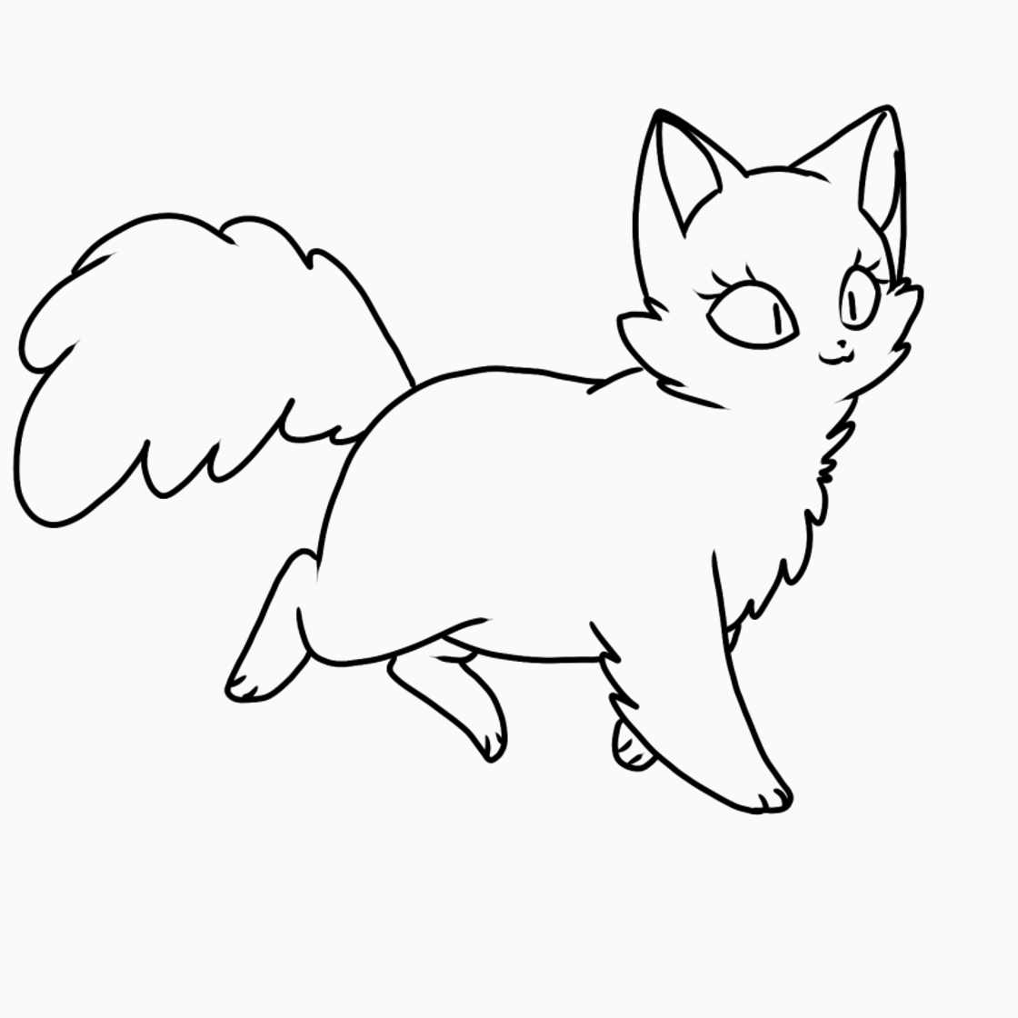 Walking Cat Drawing at GetDrawings Free download