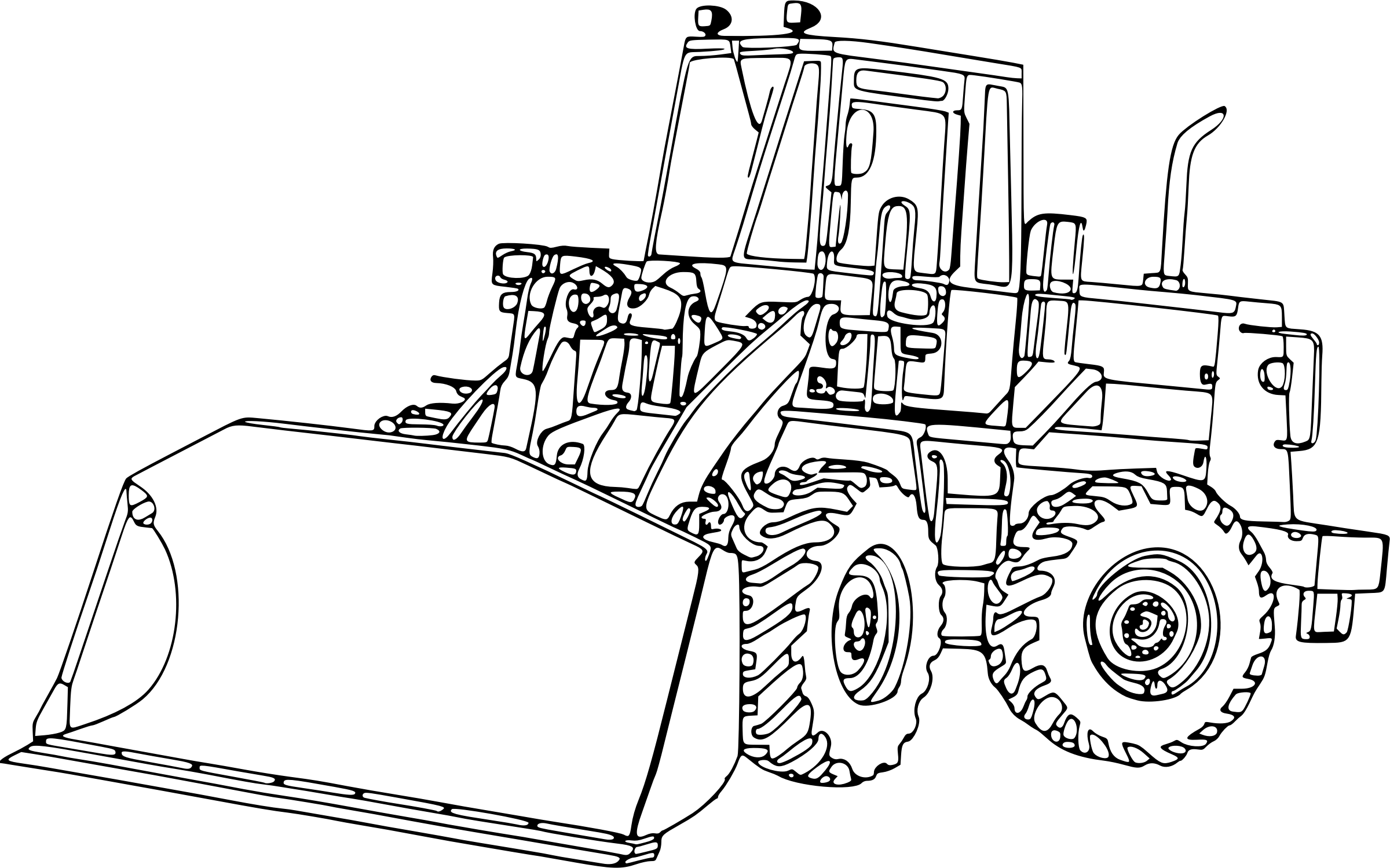 Wheel Loader Drawing at GetDrawings Free download