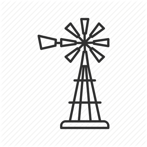 Easy Windmill Drawing For Kids