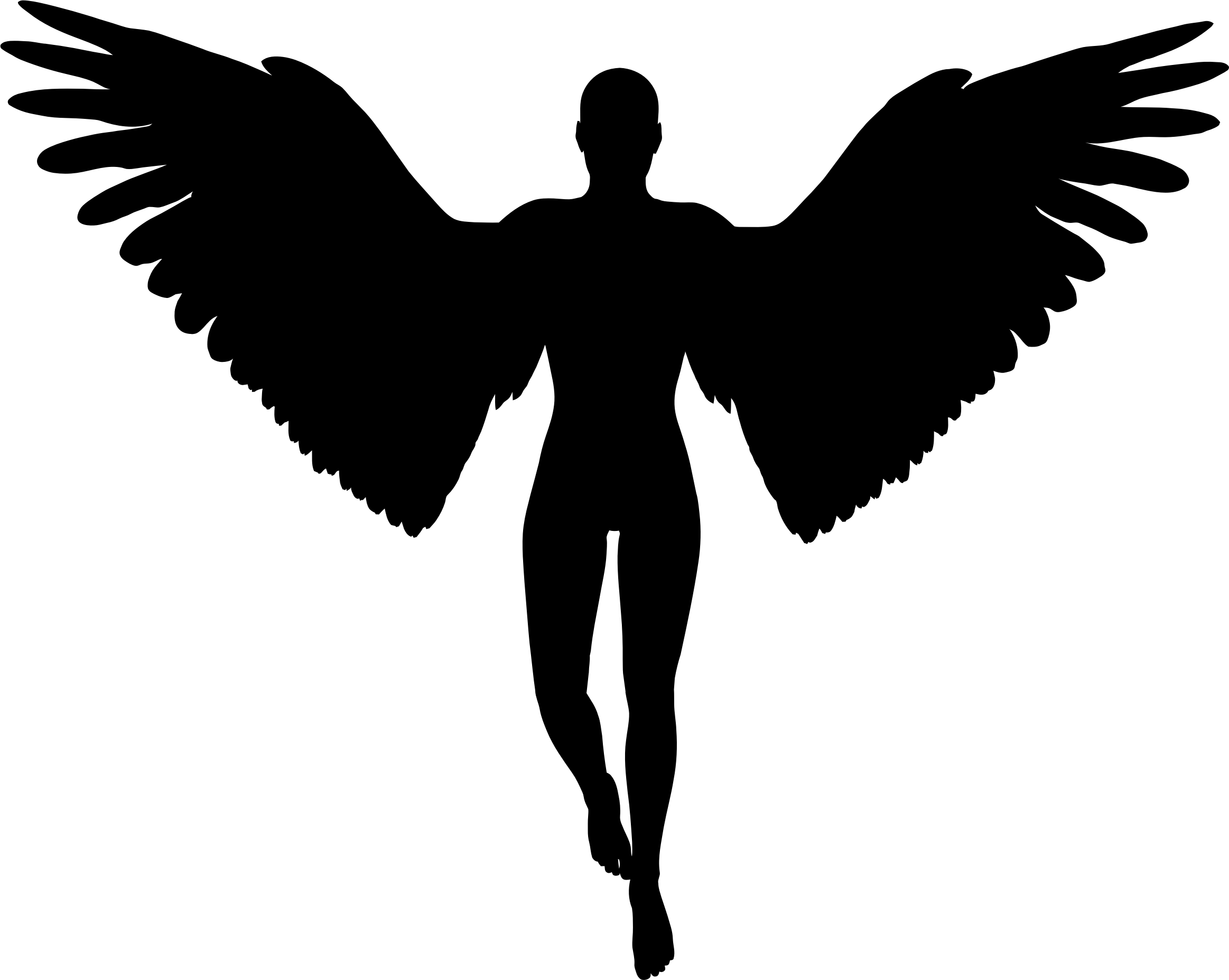 Angels Silhouette at GetDrawings Free download