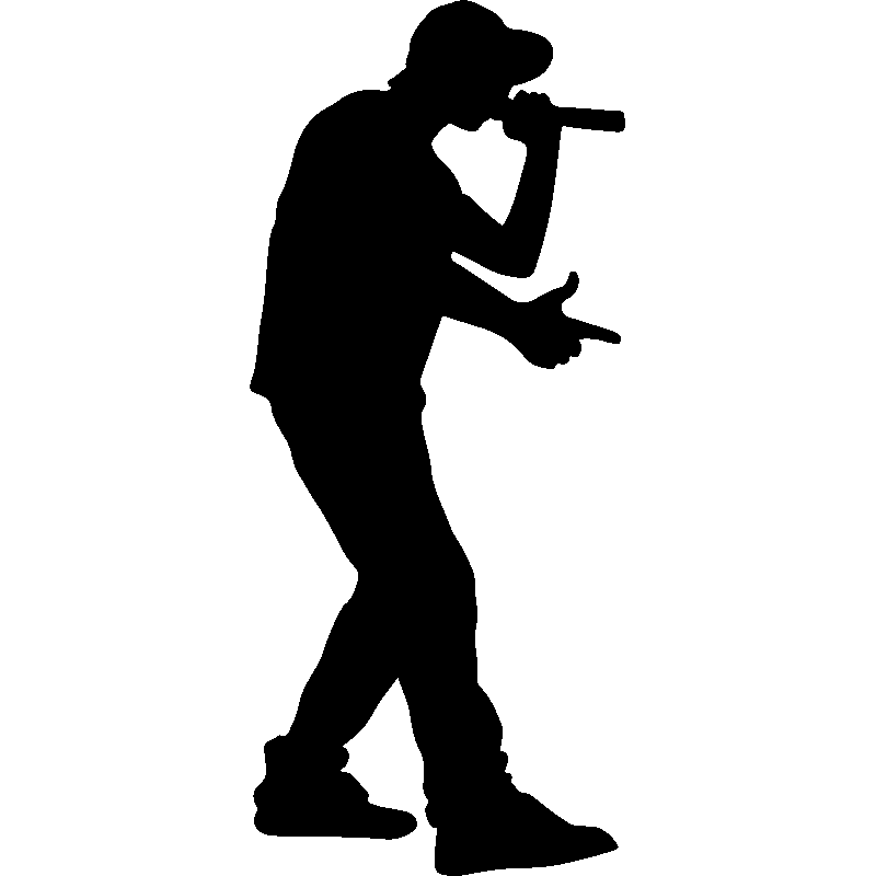 Silhouette Rapper at GetDrawings Free download