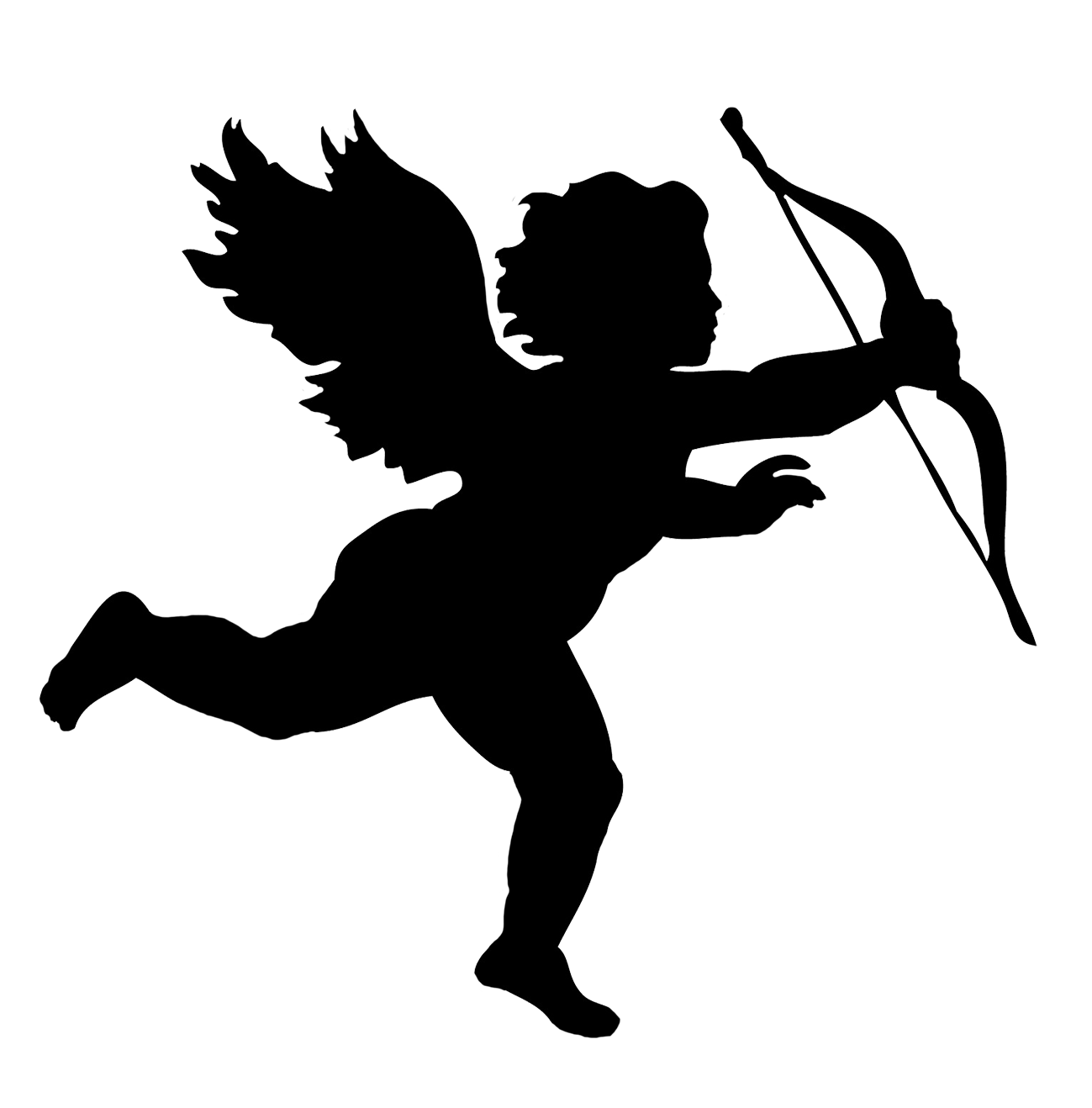 Simple Angel Silhouette at GetDrawings Free download