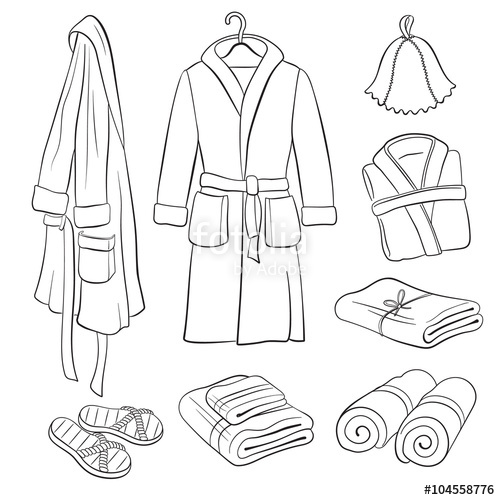 Bathrobe Drawing at GetDrawings Free download