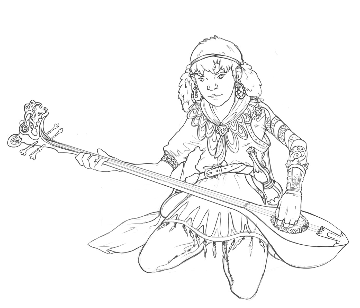 Dulcimer Drawing at GetDrawings Free download