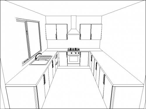L Shaped Kitchen Layout Sketch xixixixiheihei
