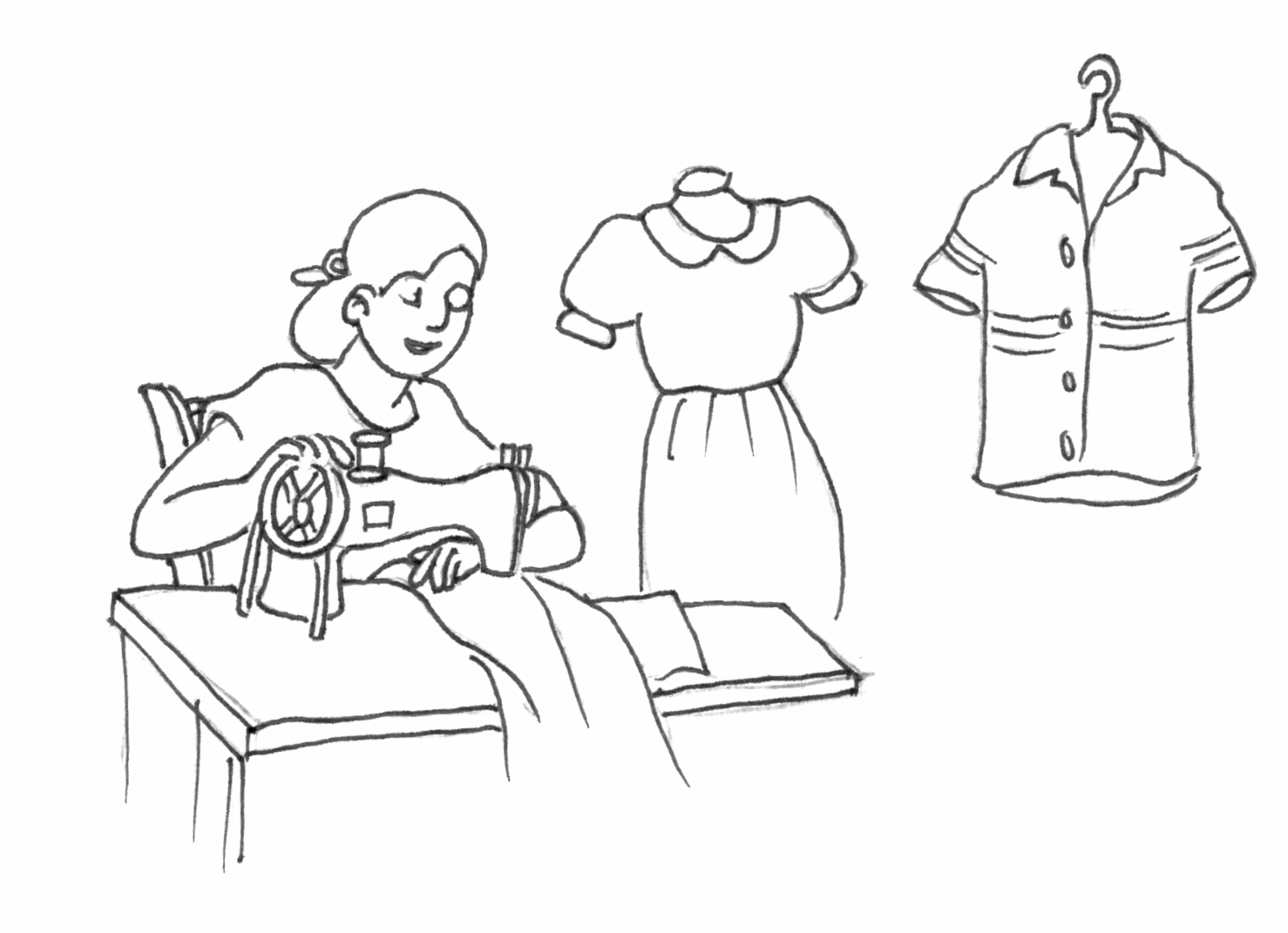 Download 130+ Tailor Coloring Pages PNG PDF File