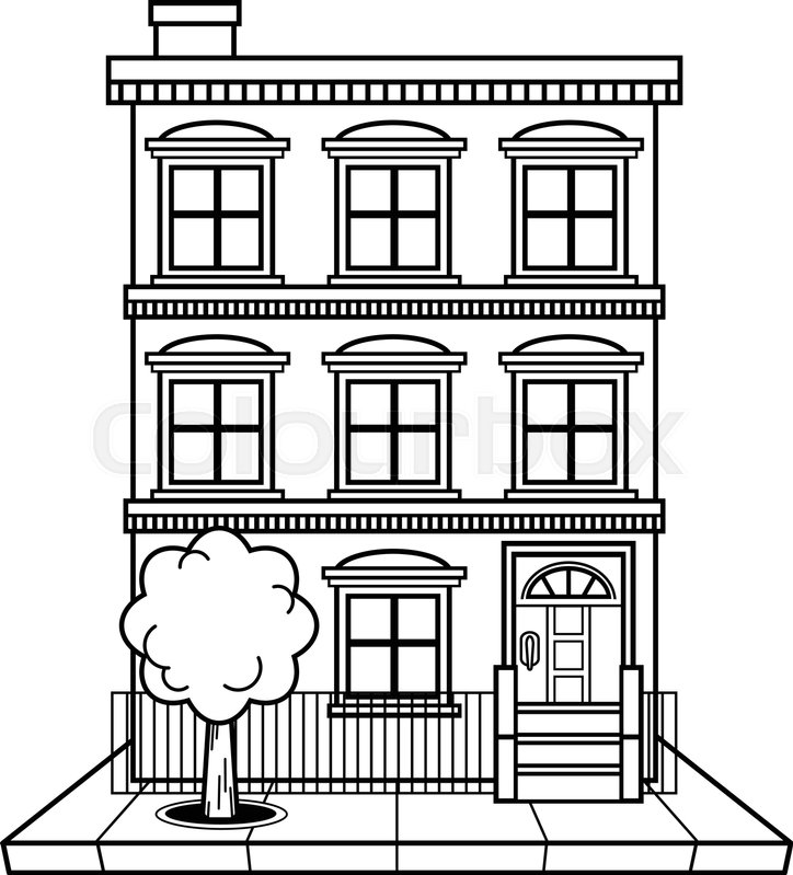 Apartment Building Vector at GetDrawings Free download