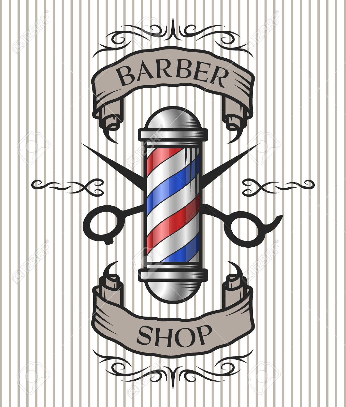 Barber Pole Vector at GetDrawings Free download