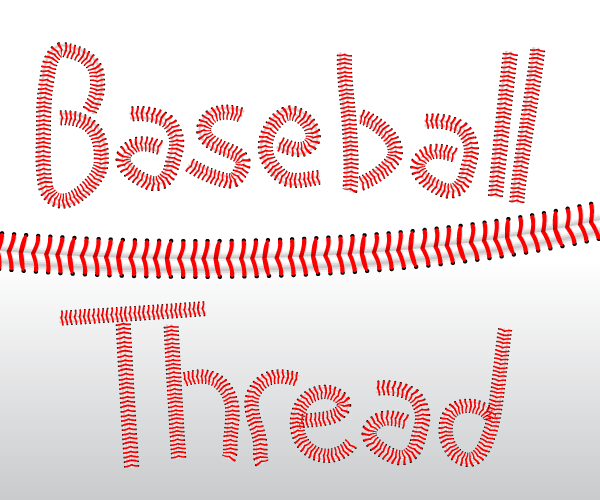 Baseball Threads Vector at GetDrawings Free download