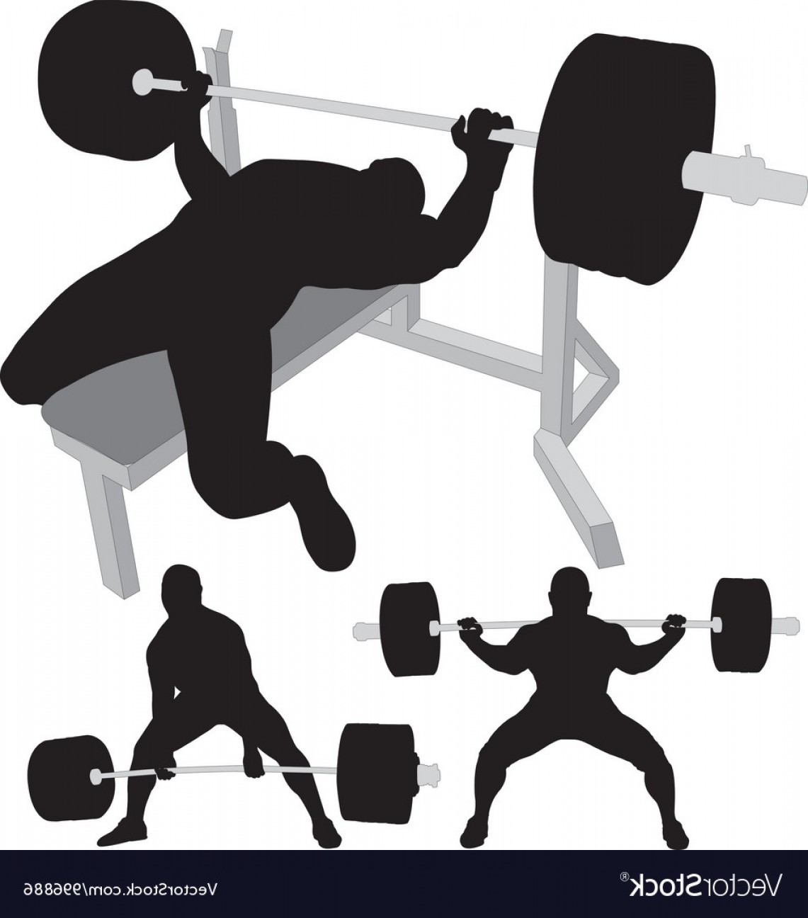 Bench Press Vector at GetDrawings Free download