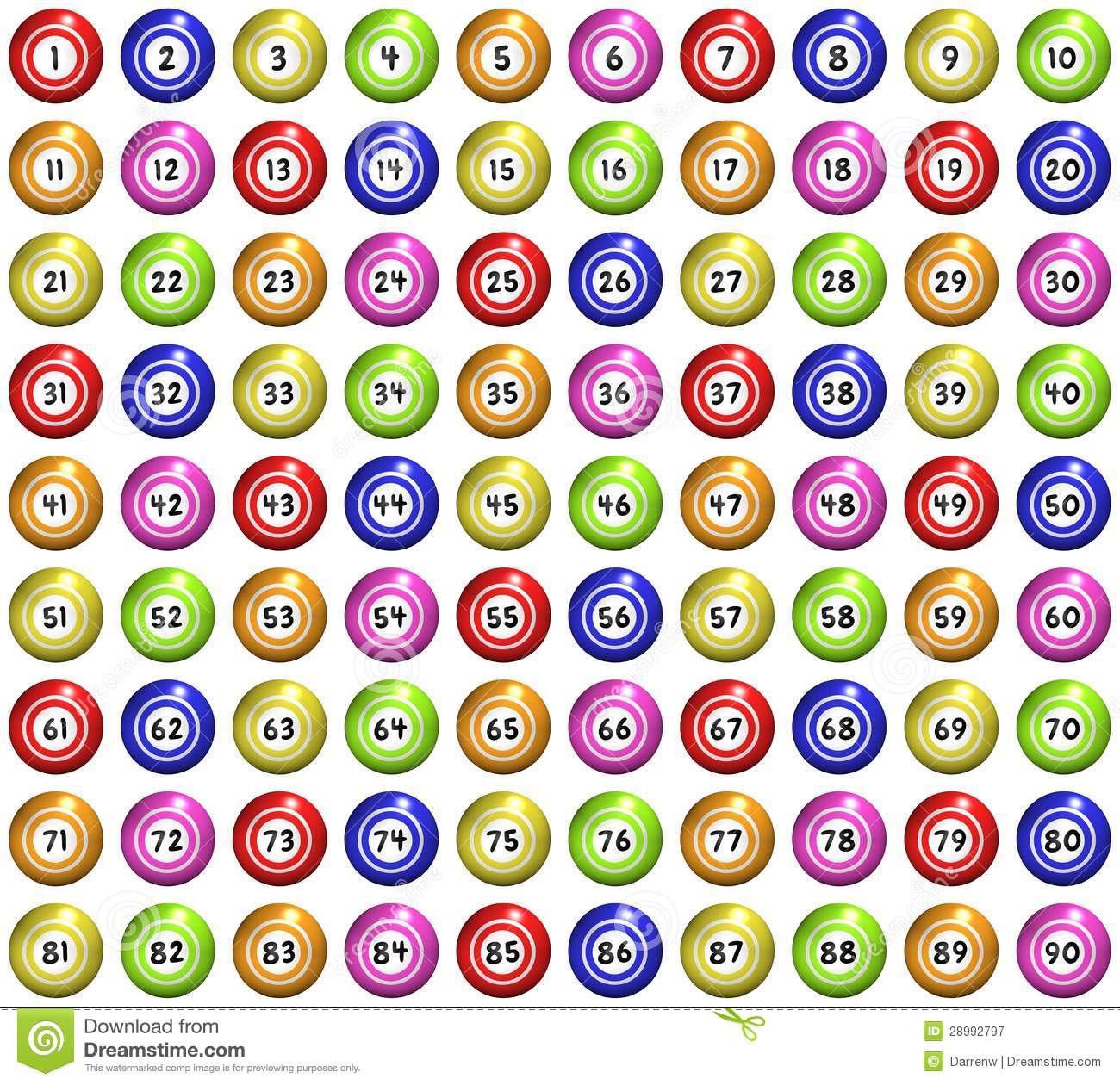 Bingo Balls Vector at GetDrawings Free download