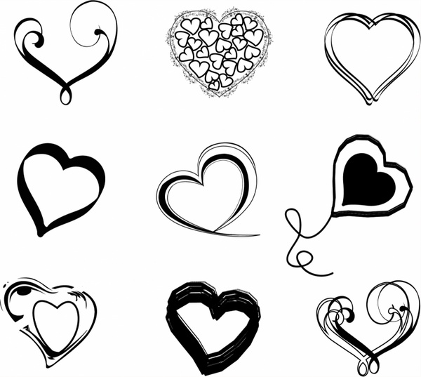 Black Heart Vector at GetDrawings Free download