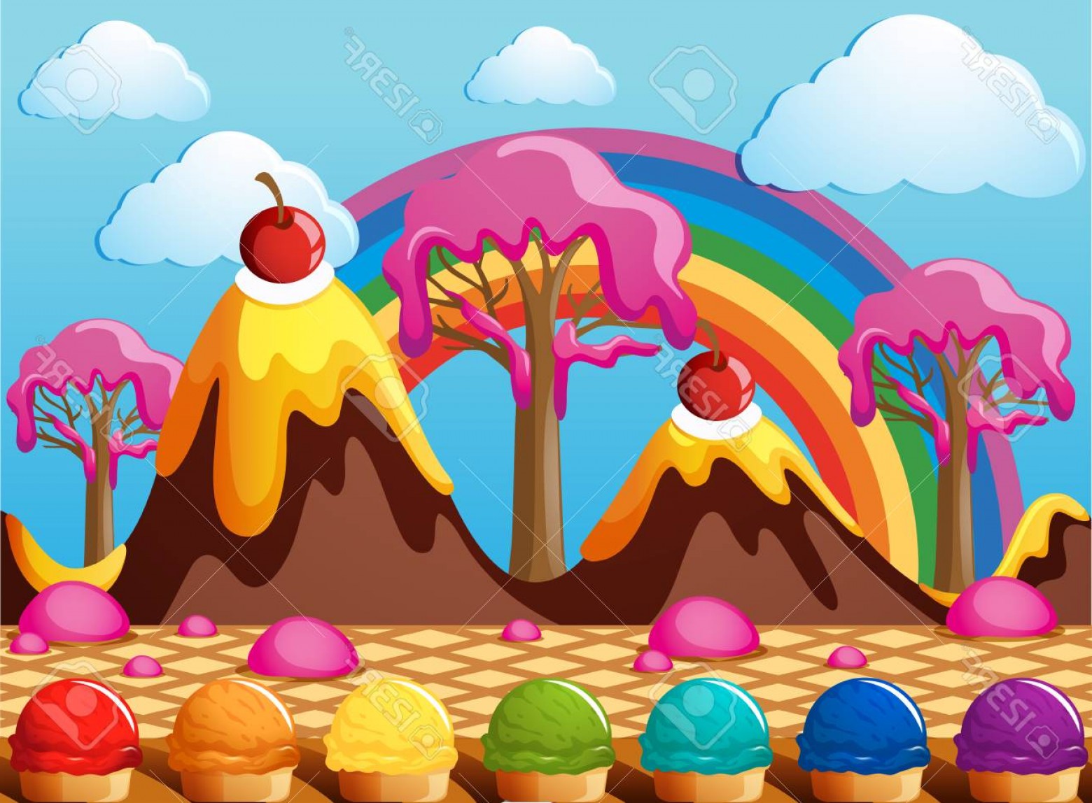 Candyland Vector at GetDrawings Free download