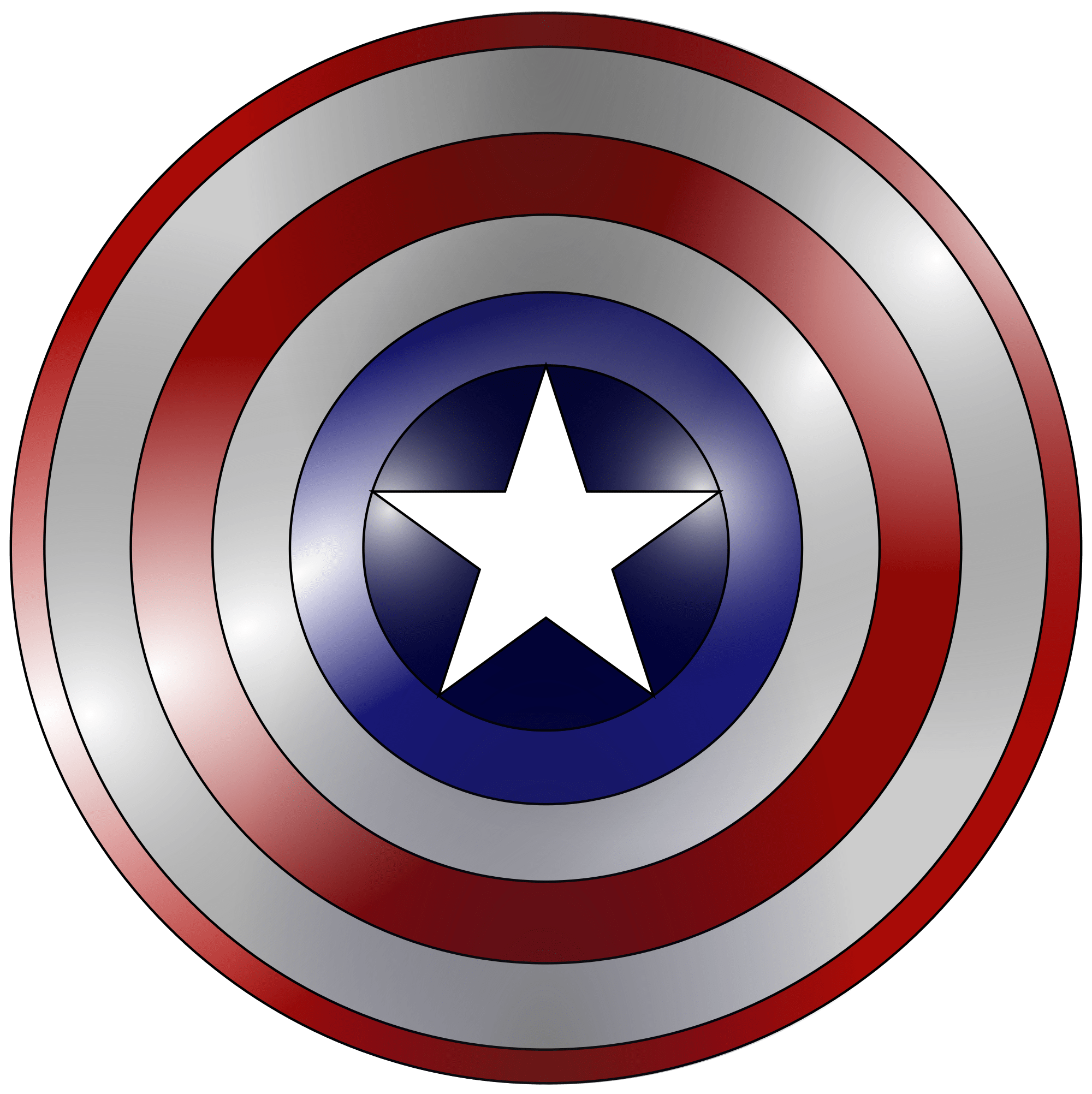 Captain America Logo Vector at GetDrawings Free download