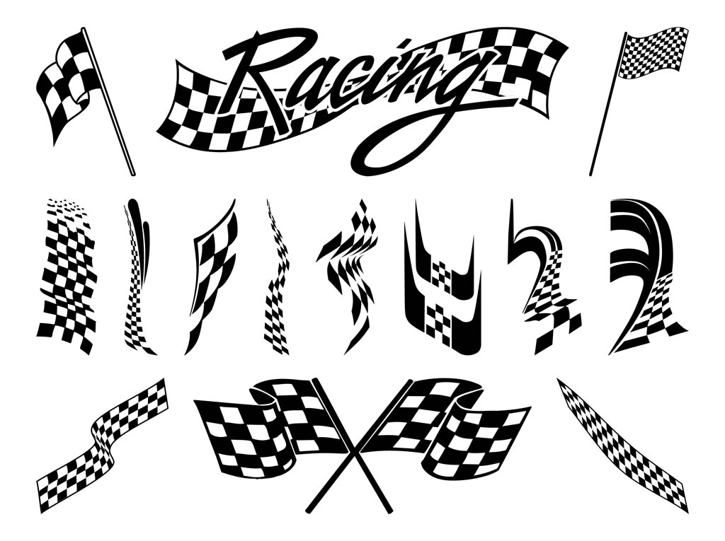 Checkered Flag Vector Free at GetDrawings | Free download