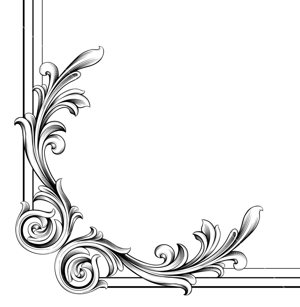 Corner Floral Vector at GetDrawings Free download