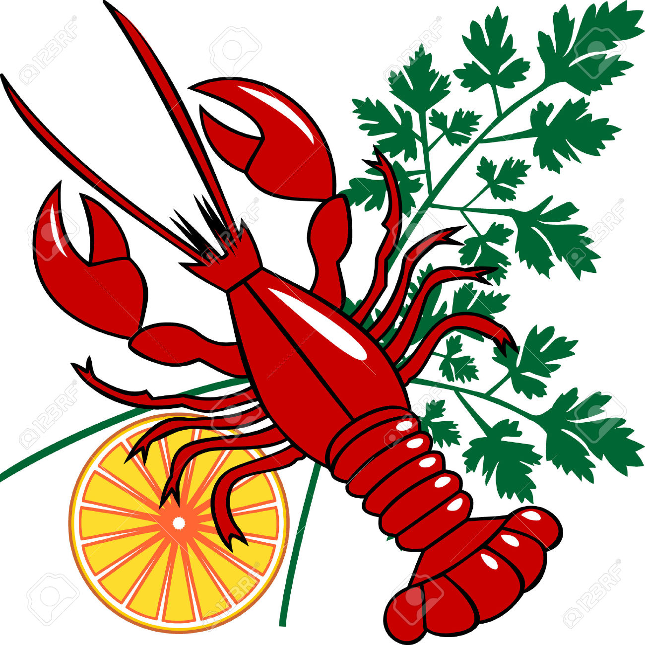 Crawfish Boil Vector at GetDrawings Free download