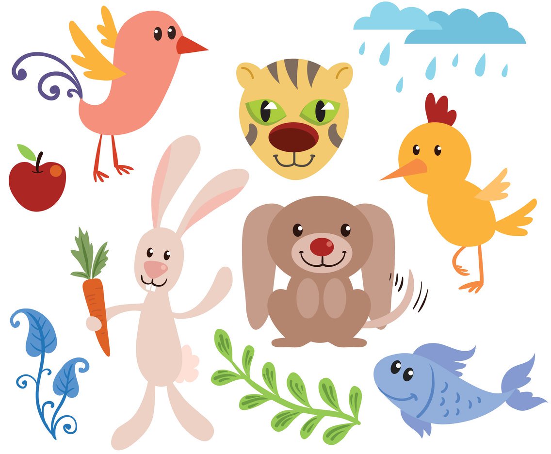 Cute Animal Vector at GetDrawings Free download