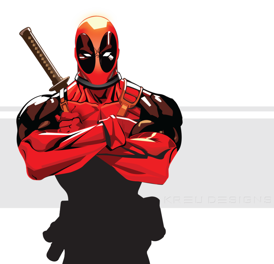 Deadpool Vector At Getdrawings Free Download