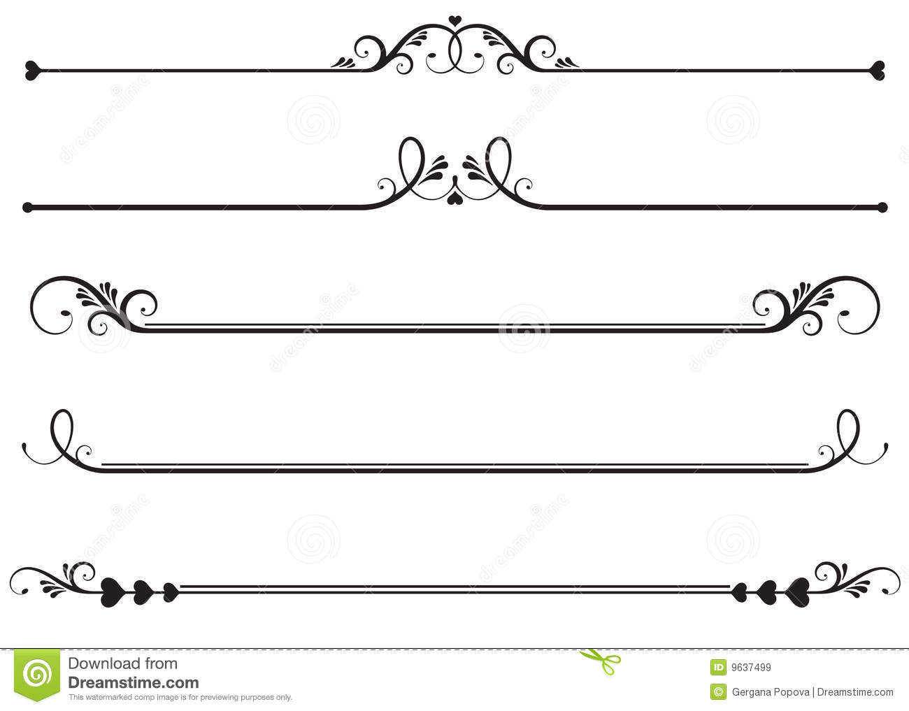 Decorative Lines Vector at GetDrawings Free download