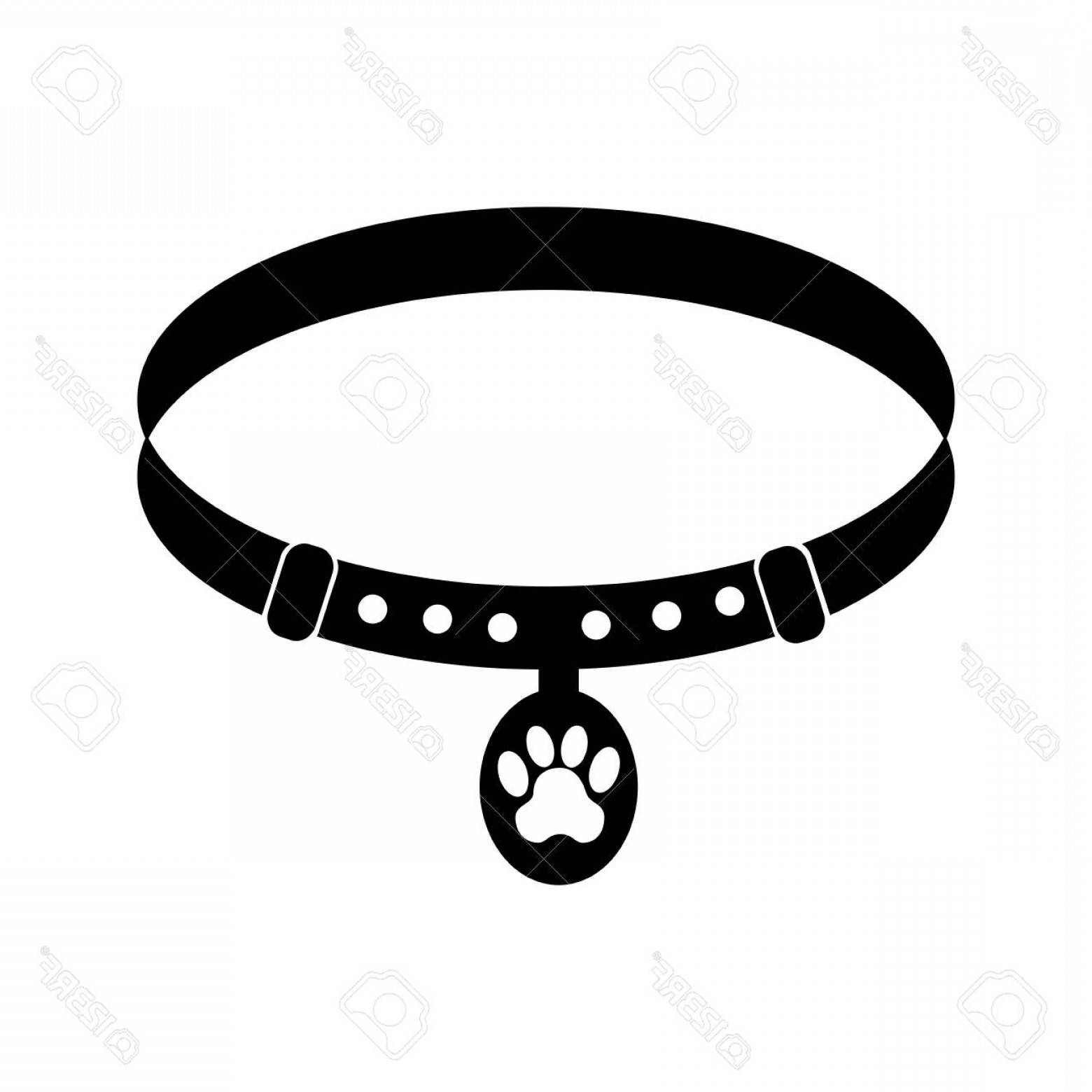 Dog Collar Vector at GetDrawings Free download