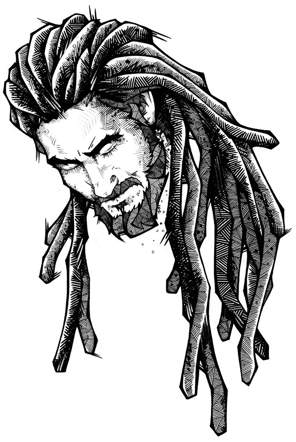 The best free Dreadlock vector images. Download from 7 free vectors of