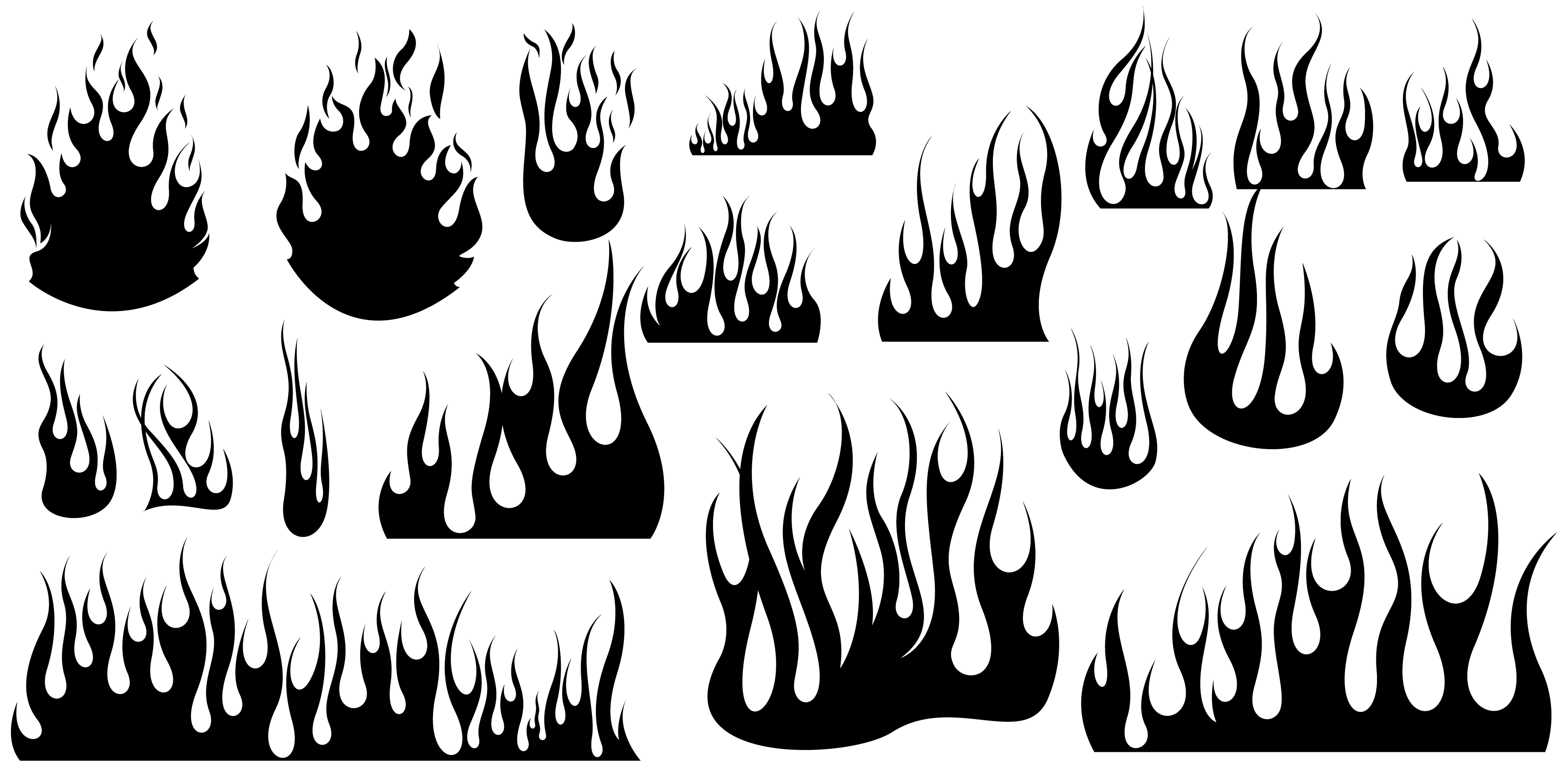 Fire Vector Black at GetDrawings Free download